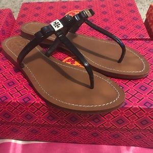 AUTHENTIC Tory Burch ‘Leighanne’ Sandals Black 9